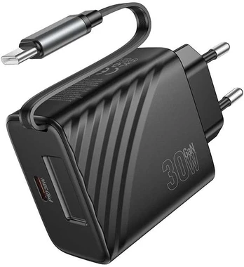 HOCO N58 PD30W CC su ištraukiamu laidu