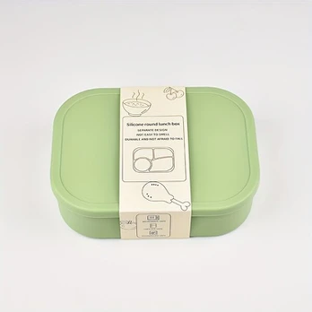 silikoninė bento dėžutė, Žalias avokadas