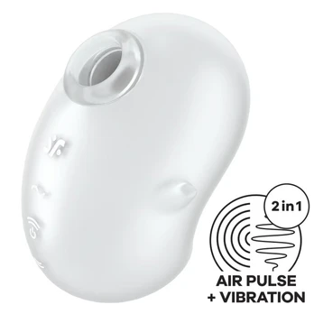 SATISFYER - CUTIE GHOST VIBRATORIUS BALTAS