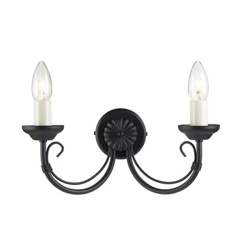 Elstead Lighting sieninis šviestuvas Chartwell CH2-Black, juodas