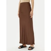 ViCOLO Maksi sijonas TD0472 Ruda Slim Fit