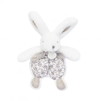 DOUDOU ET COMPAGNIE miego žaislas triušis, baltas 18cm, DC4190