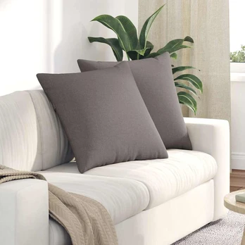 Sofa Pagalvės 2 pcs Taupe 60 x 60 cm audinys