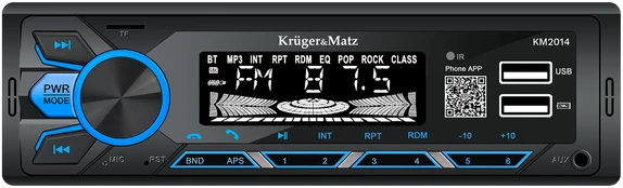 Automagnetola Radio samochodowe Kruger & Matz KM2014