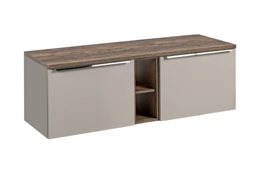 Vonios baldų komplektas Santa Fe Taupe, 140 cm