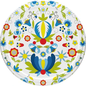 Screw lid Ø 66 - Kashubian pattern - 1000 pcs