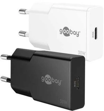 Goobay USB-C™ PD GaN plonas greitasis įkroviklis (30 W)