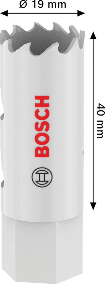 Bosch HSS-Bimet.gręž.karūna 19 mm