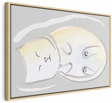 Artgeist Paveikslas - Sleepy Kitty (1 Part) Vertical