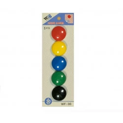 Magnetai lentai 30mm 5vnt.
