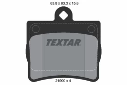Stabdžių trinkelių rinkinys, diskinis stabdys TEXTAR 2190003 kaina