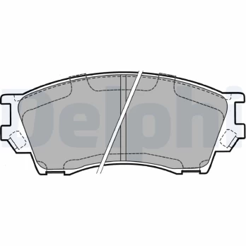 DELPHI LP1063 Brake pad set