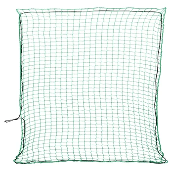 Priekabos tinklas su elastine virve, žalias, 3x3m, PP