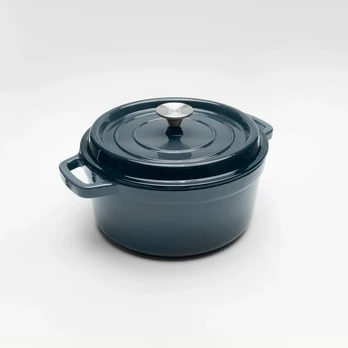 Emaliuotas ketaus puodas su dangčiu 5l