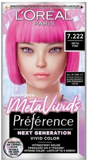 L'Oreal Preference MetaVivids farba do włosów 7.222 Meta Rožinė