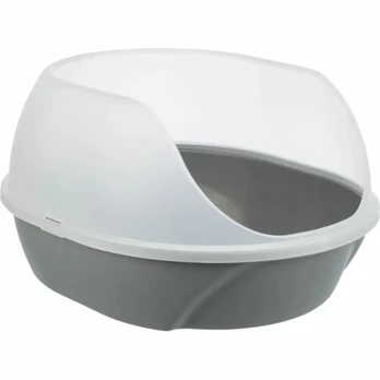 TRIXIE Simao, Cat, Open litter box, Pilkas, Baltas, Plastic, 480 mm, 300 mm
