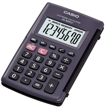 Skaičiuotuvas Casio HL-820LV-BK, juoda