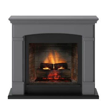 TAGU HELMI PowerFlame 2 SOLID GREY pastatomas elektrinis židinys su apdaila