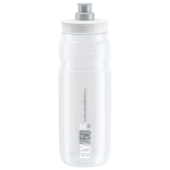 Gertuvė 950ml ELITE FLY MTB (permatoma) su pilku logotipu