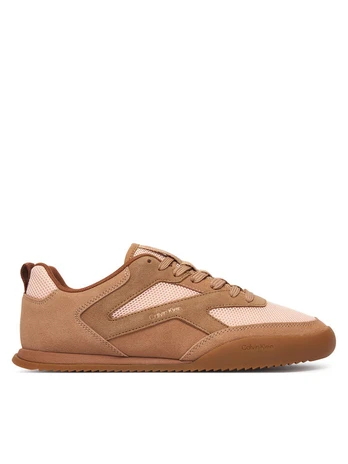 Laisvalaikio batai Calvin Klein Low Pro Runner Laceup Mesh Sue HW0HW03100 Ruda