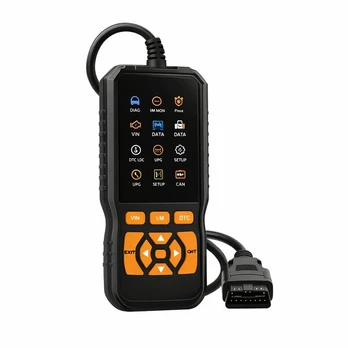 Automobilio diagnostikos skeneris su spalvotu ekranu, 1 vnt.