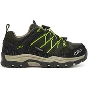 CMP Turistiniai batai Kids Rigel Low Trekking Wp 3Q54554 Žalia