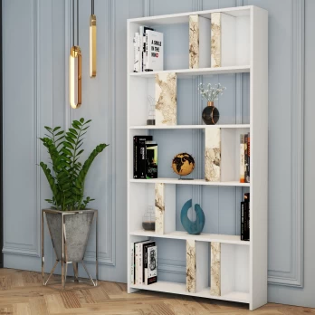 Lentyna Lima-White Marble Balta