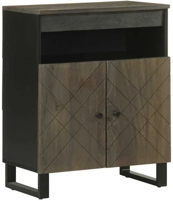 indauja juoda 60x33x75 cm masyvo mango