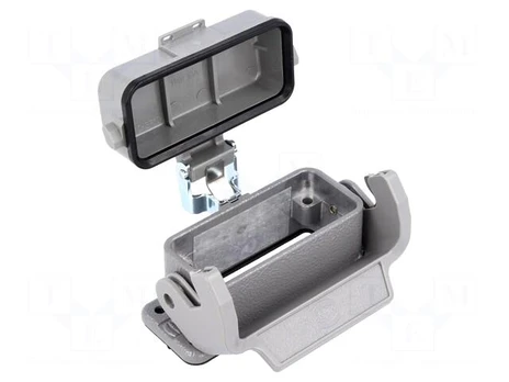 Enclosure: for Han connectors | Han | size 10A | with latch | IP65