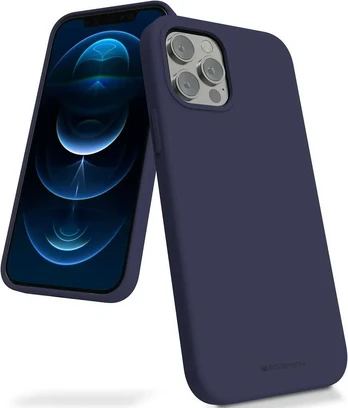 Dėklas Mercury Silicone Case Apple iPhone 16 Plus tamsiai mėlynas