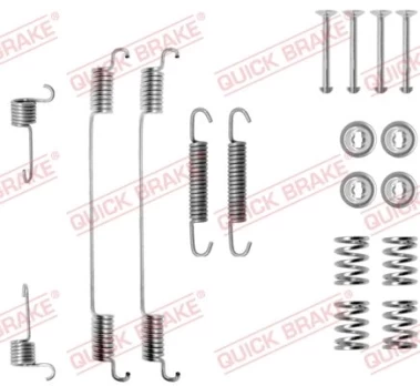 Priedų komplektas, stabdžių trinkelės QUICK BRAKE 105-0682
