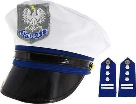 Policininko kepurė su antpečiais, S dydžio