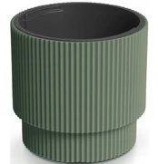 Plastikinis vazonas MILLY, žalios sp., 39,5 x 37,5 cm kaina