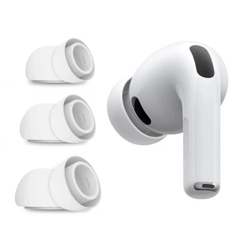 Baltos pagalvėlės Apple Airpods Pro 3 ausinėms "Tech-Protect Ear Tips 3-Pack"