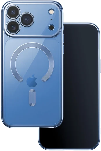 Dėklas TFO Telforceone Color Chrome Mag case for iPhone 17 Pro 6,3' / 18 Pro 6,3' sky mėlynas