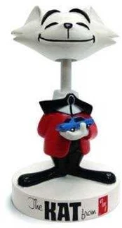 Klijuojamas modelis Bobble Head AMT, baltas