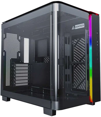 Montech KING 95 Midi-Tower, Tempered Glass, ARGB - juodas