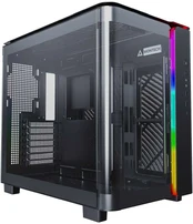 Montech KING 95 Midi-Tower, Tempered Glass, ARGB - juodas kaina