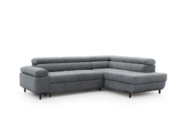 Kampinė sofa Tyrion L, 203x269x97 cm, pilka kaina