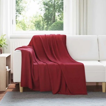 Mesti antklodės 6 pcs Bordo raudona 200 x 150 cm Flysas