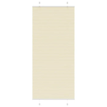 CREAM Plisuotas Blind Kreminis 85x200 cm Audinio plotis 84,4 cm
