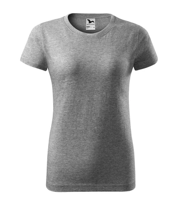 Moteriški Marškinėliai MALFINI Basic 134 Dark gray melange, 160g/m2