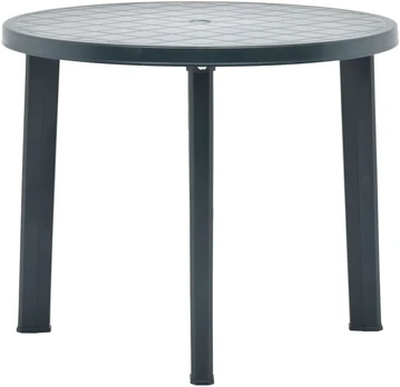 Sodo stalas, žalios spalvos, 89cm, plastikas