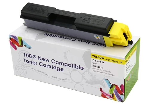 Toner cartridge Cartridge Web Yellow UTAX 260 replacement 652611016