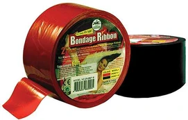 Nmc BONDAGE RIBBON 5CM/18MTR Juodas