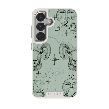 Aries - Samsung Galaxy S25 Plus Case, Elite Light (Magnetic) / Silver / Turquoise