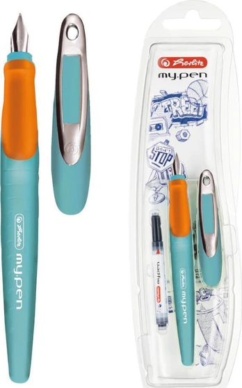 Herlitz My.Pen M turkio/oranžinės spalvos rašiklis