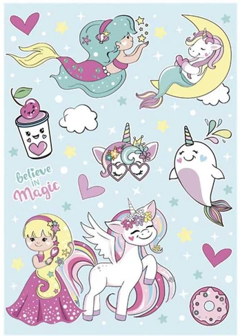 Vienaragio „Believe in Magic“ A/4 elastinis aplankas