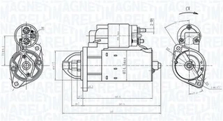 Starteris MAGNETI MARELLI 063721172010