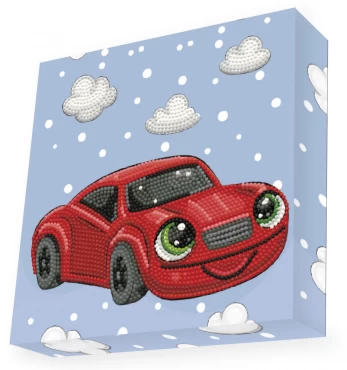 DOTZ BOX kūrybinis rinkinys piešimas deimantais sporty 22x22cm, 11NDBX042